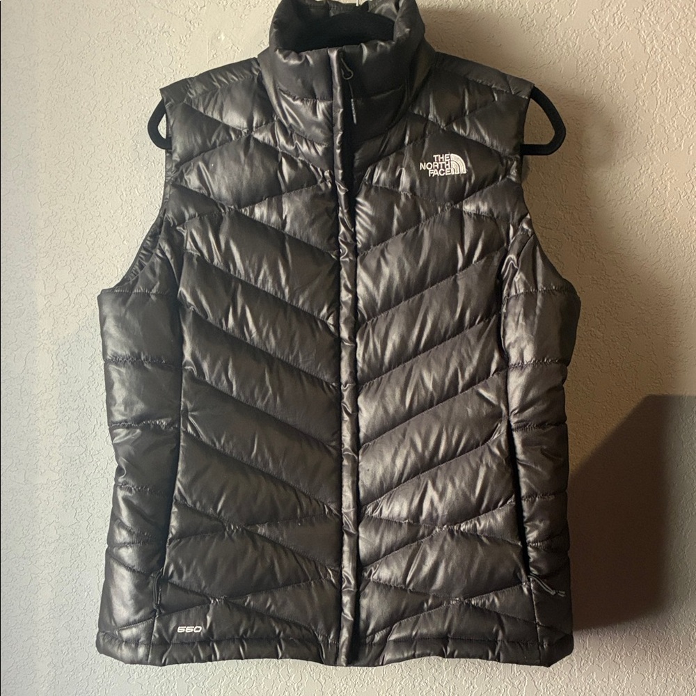 The North Face Black Quilted Down Vest